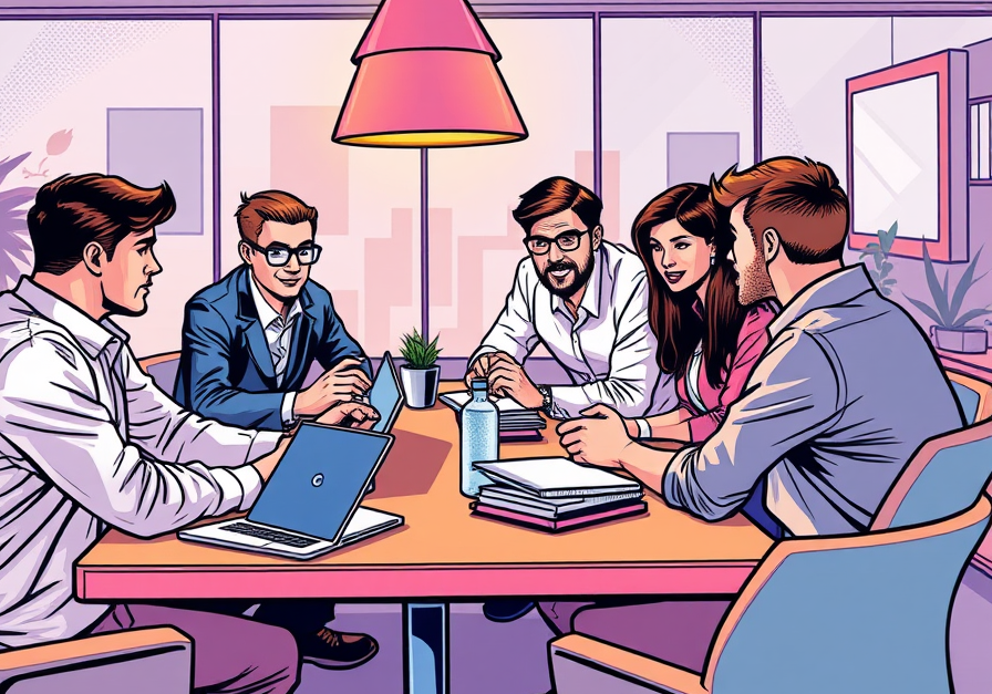 create a featured image for a blog post titled the 1