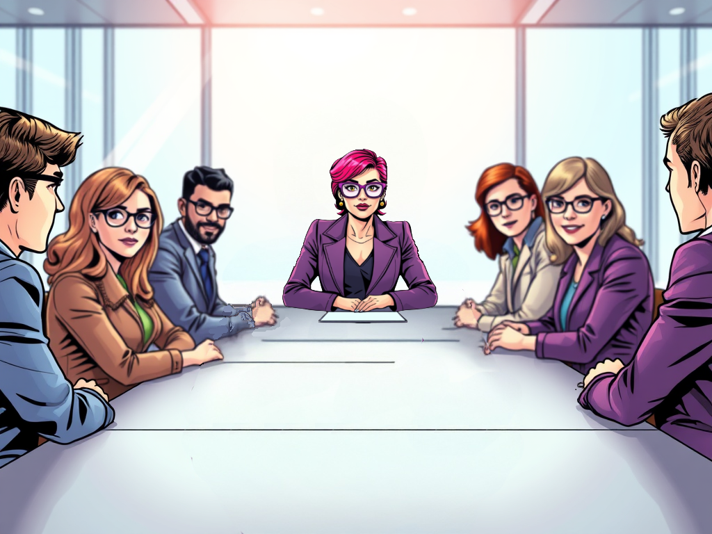 Marketing team discussing the marketing mix