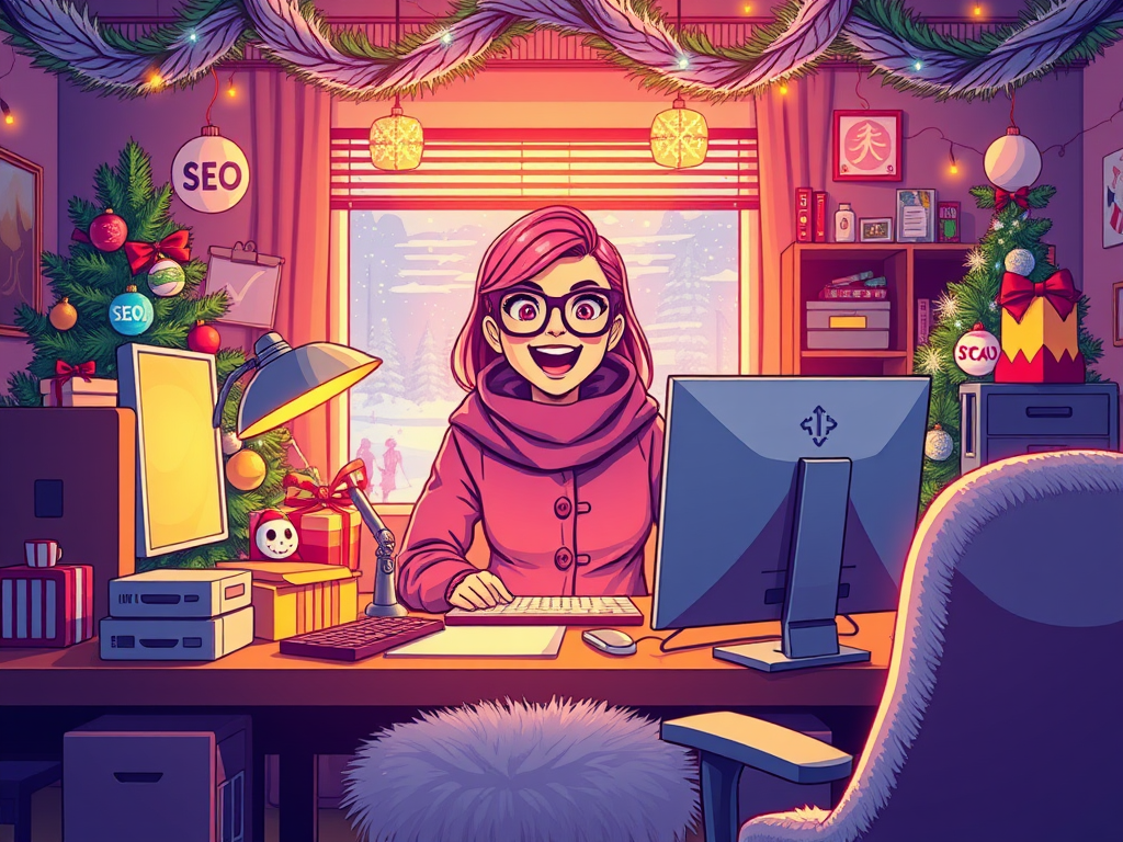 create a high resolution and highly detailed image depicting a festive 1