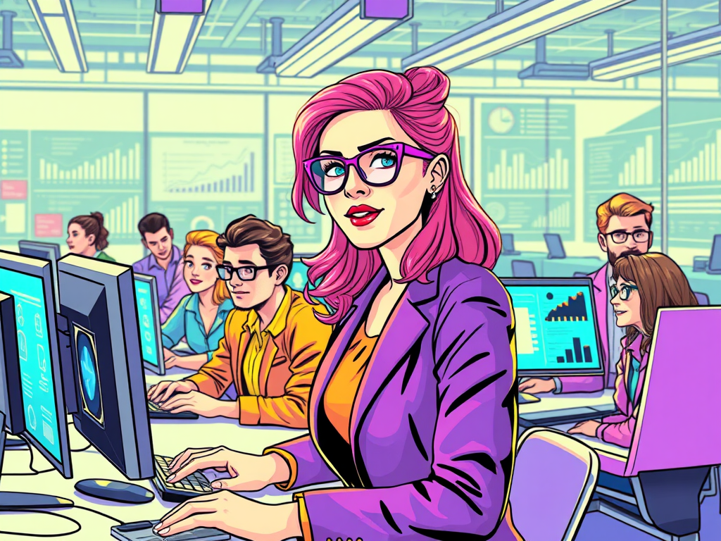 AI helps a marketing team prduce content more and efficiently.